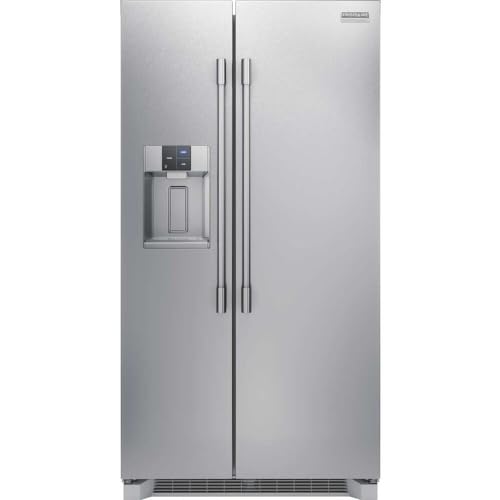 Frigidaire Professional 36 in. 22.3 cu. ft. Counter Depth Side-by-Side Refrigerator in Stainless...