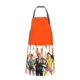 [RFSHOPD] フォートナイト エプロン レディース エプロン メンズ 防水 シワになりにくい 男女共用 無地 おしゃれ シンプル 無地 撥水ノンアイロン 家庭用 汚れにくい シワ防止 70cm×84cm