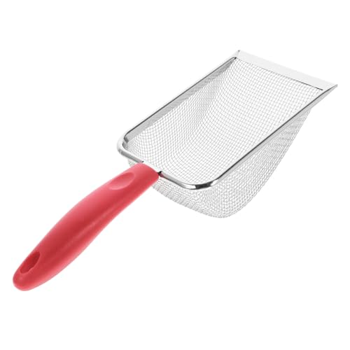 Abaodam Beach Mesh Shovel for Boys and Girls Lightweight Sand Tool Comfortable Grip for Collecting Seashells Beach Backyard Mesh Design Toy