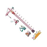 Abaodam 2個漫画風タワーゲインパターン 身長測定付きウォールステッカー 簡単貼り替え可能 製 痕跡残らない 男の子女の子部屋 壁飾り デコレーション用