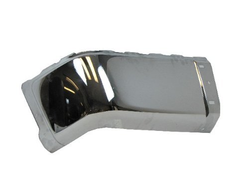 2007-2013 SILVERADO/SIERRA REAR BUMPER CAP CHROME STEEL WITHOUT SENSOR HOLE LH GM1104149