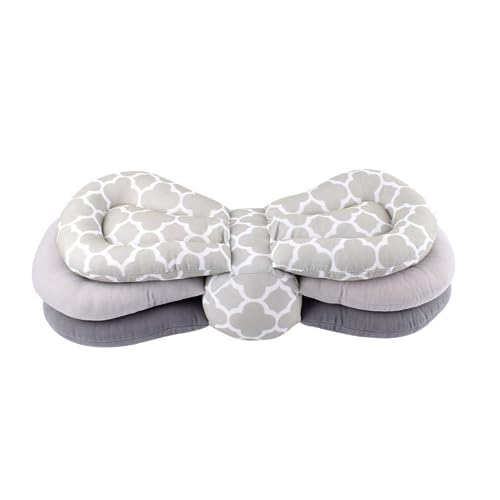 Image of VUPUPYBaby Breastfeeding Pillow Nursing Pillow,Best for Mom,Adjustable Height Polyester Proper (Gray)