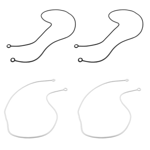 Orivin 4er-Pack Ohrstöpsel-Verbindungskabel mit flexiblem Silikonband – Kompatibel mit Loop Quiet/Engage/Experience-Ohrstöpseln