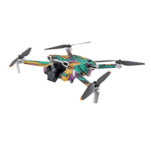 Image of MightySkins Carbon Fiber Skin Compatible with DJI Mini 3 - Tertiary Arrows | Protective, Durable Textured Carbon Fiber Finish | Easy to Apply