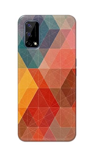 Image of Printed Hard Back Cover Case for Realme Narzo 30 Pro 5G | Realme V5 5G Back Cover (Crumpled Design) -1111
