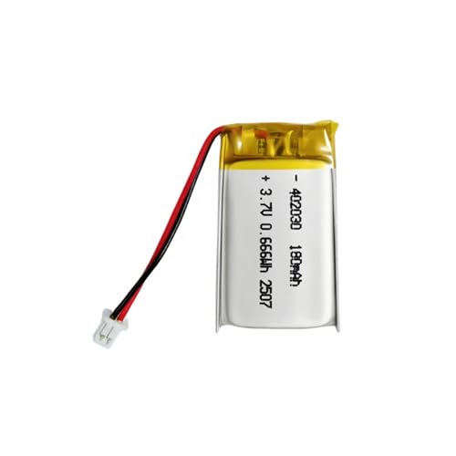 Batería 402030 180 mAh recargable de 3.7V y conector 1.25 para revivir tus auriculares inalámbricos