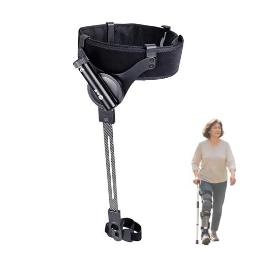 Adjustable Exoskeleton Walking Aid - 3 Level Body Support for Enhanced Mobility, Leg Lift Device for Elderly Adults, Right Leg Assistance for Independent Walking