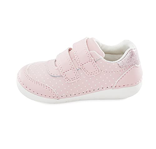 Stride Rite Baby Girls Soft Motion Kennedy Sneaker, Pink, 3 Wide Infant #TOP28