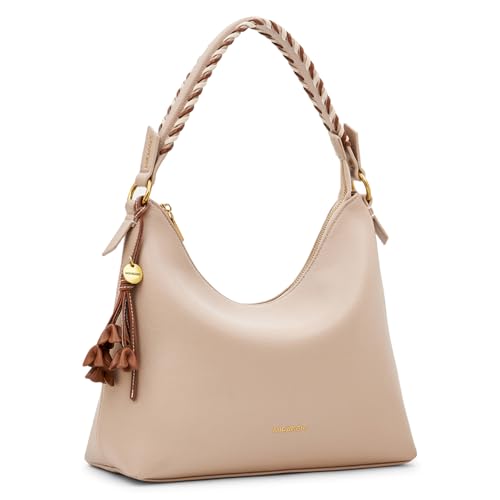 Image of Miraggio Summer Scoop Hobo Handbag For Women With Adjustable & Detachable Strap | Top Handle Hobo Bag For Daily Use