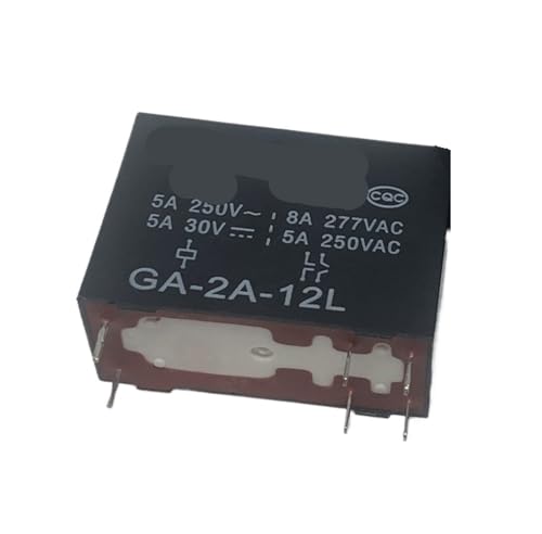 Relais GA-2A-12L 14F-2A-12V-5A à 6 broches pour circuit imprimé