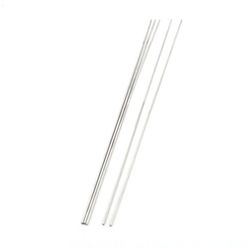 Aexit 5Pcs 2mm Electrical equipment Dia 300mm Length Stainless Steel Round Rod Shaft for RC Toy Car