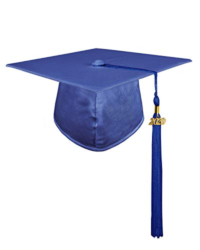 Preisvergleich Produktbild GraduatePro Abschluss Hut Kinder 2020 Vorschule für Jungen Mädchen Kindergarten Grundschule Unisex Königsblau