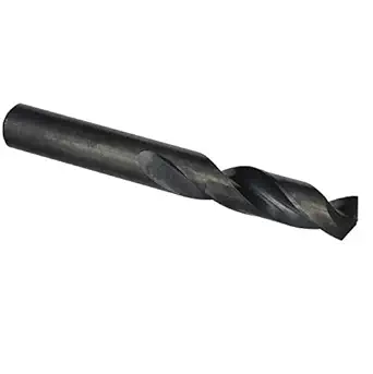 Drill America DWDSTLH1-7/32 HSS Left Hand Stub Screw Machine Drill Bit, 1-7/32