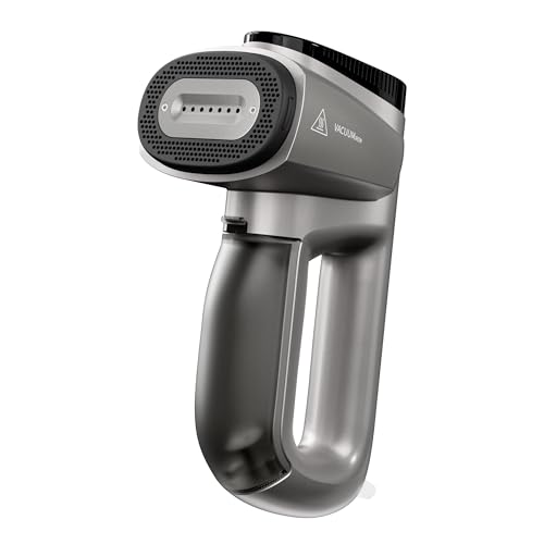 GKJ Steamer for Clothes, Vacuum Steamer 2300 Pa Suction, Handheld Travel Steamers for Clothes, Steaming & Ironing 2 In 1, Auto-Grip, Removes Wrinkle