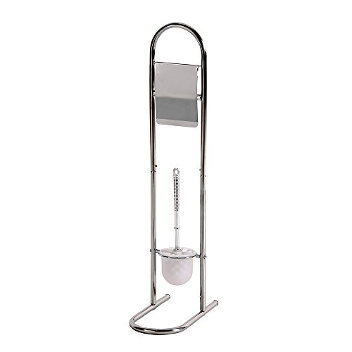 LOLAhome Portarrollos escobilla clásico Plateado de Metal Basic