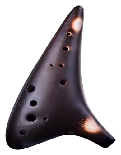 Ocarina 12 trous en céramique au son doux pour débuter la musique chez soi