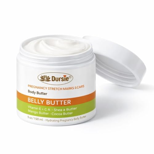 Dursie- Best Effective Scar Removal Cream After Pregnancy Stretch Marks Treatment for Women. Paraben-Free, Hypoallergic, and Safe for Pregnancy (5oz)