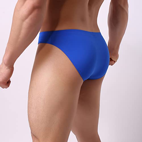 Men'S Lingerie Panties Bikinisexy Ice Silk Briefs Men Thong Underwear Underpants Bikini Elephant Nose Pouch Pa3