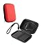 toergy Festplattentasche für WD 5TB My Passport Externe Festplatte - 2.5 Zoll stoßfeste EVA Schutztasche, kompatibel mit 1TB/2TB/4TB/6TB HDD, Rot