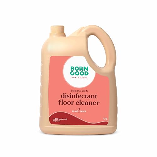 Image of Born Good Plant Based Turkish Applewood Fragrance Disinfectant Liquid Floor and Surface Cleaner, Biodegradable, Non-Toxic And Eco-Friendly - 5.1 Ltr (Pack of 1)