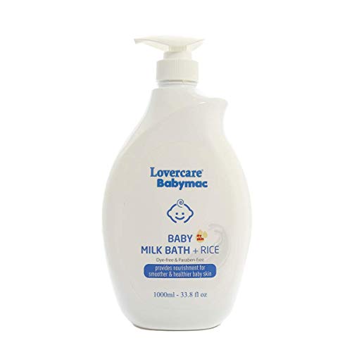 Image of Lovercare Babymac Baby Milk Bath + Rice 33.8 fl oz /1000ml