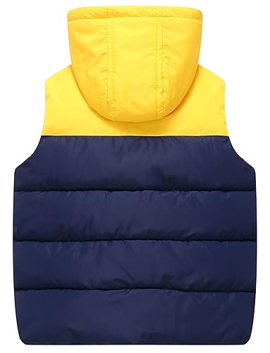 Image of Happy Cherry Kids Down Jacket Hooded Vest Winter Jacket for Boys Hoodies Padded Jackets Girls Outwear Coat 3-14 Years