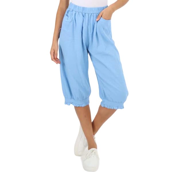 Jogging italien FASHIONISM anti-serrage à taille élastique élastiquée pour femme active