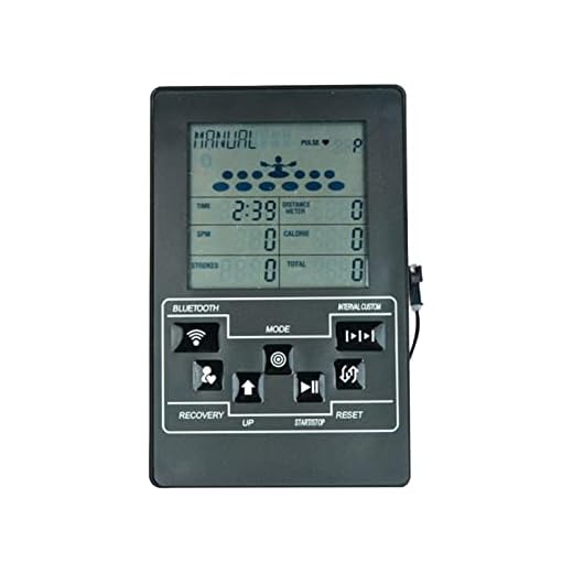Aosekaa Máquina de Remo Multifuncional, Monitor, Display Digital Eletrônico