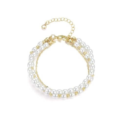 50% Off Yoosteel Pearl Bracelets for Women - Code HBG327U5