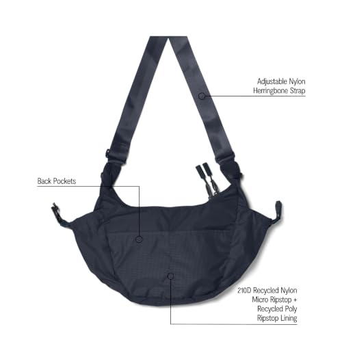 Image of Baboon to the Moon Crescent Crossbody Travel Sling Bag