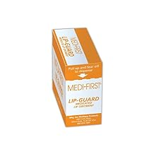 Medique MP26671 Medi-First Lip Guard, Standard, White/Orange, 20 Count Pack of 1