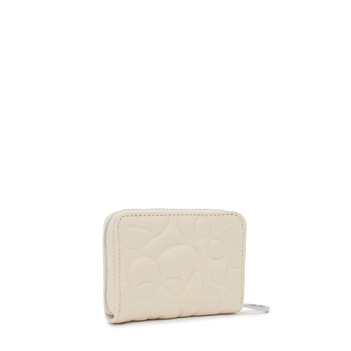 Tous Monedero De Piel Beige, para Mujer, Medidas 8 x 10,5 x 2 cm, Colección Tous Greta