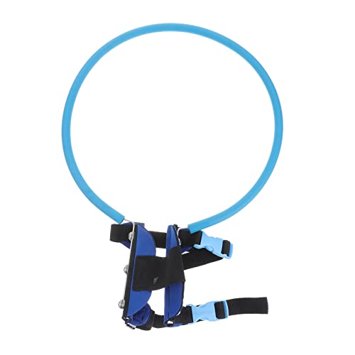 Milisten 1個 ペットハーネス 猫トラッカー 子猫ハーネス 大型犬用リード 猫コーン 猫の首輪 子犬の首輪 ペット衝突防止リング ブラインドドッグガードサークル 犬用ハーネス Blue