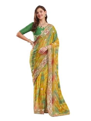 Image of Women's Banarasi Silk With Jacquard Print Saree With Blouse