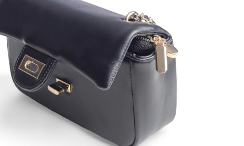 Image of FEVERSOLE Crossbody Bag Vegan Leather Women Retro Small Saddle Satchel Shoulder Bag Tote With Long Adjustable Strap