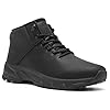SHULOOK Non Slip Work Boots for Men Slip Resistant Shoes Waterproof Food Service Chef Kitchen Restaurant Working Boots Casual Leather Ankle Boot Outdoor Walking Booties