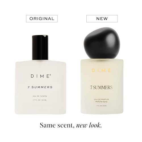 Image of DIME Beauty 7 Summers Perfume for Women, 1.7 oz / 50 ml - Sweet Floral Scent, Clean Fragrance Eau de Toilette, Hypoallergenic