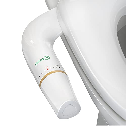 Ciays CIBA03 Bidet Attachment For Toilet Ultra-Slim Bidet Sprayer Non-Electric Dual Nozzle For Feminine/Posterior Wash Bidet Toilet Attachment cover