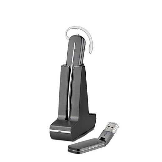 Plantronics Savi W440 Wireless DECT Headset System for Laptop & Softphone (Renewed)