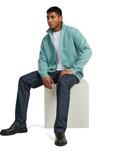 Veste G-Star Premium Core Track JKT en molleton bleu haut de gamme - 6