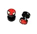 Spider man Fake Plug Earrings - 16G (1.2mm), 2 Pieces