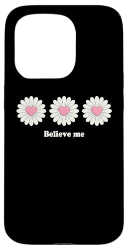 Believe me Daisy Plant Peace Love Smile Daisy Flower �X�}�z�P�[�X iPhone 15 Pro �p