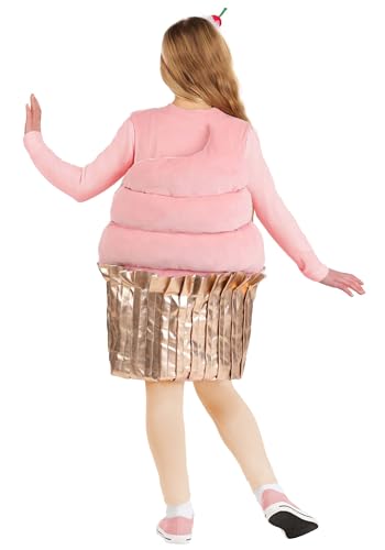 Disfraz Cupcake Rosa para Niñas con Vestido y Cinta miniatura 3