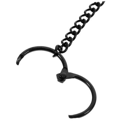 Image of SOLUSTRE Stainless Steel Hooks and Chains 10pcs Hanging Chain for Artwork Tree Labels Parking Signs Decor Easy Install