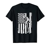 4 juillet - Joueur de golf américain patriotique golfeur américain T-Shirt