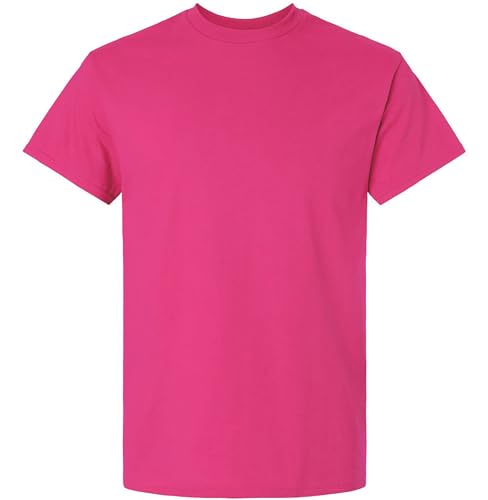 Joe's USA Men's Heavyweight Ultra Cotton Wholesale T-Shirts -XL-Heliconia