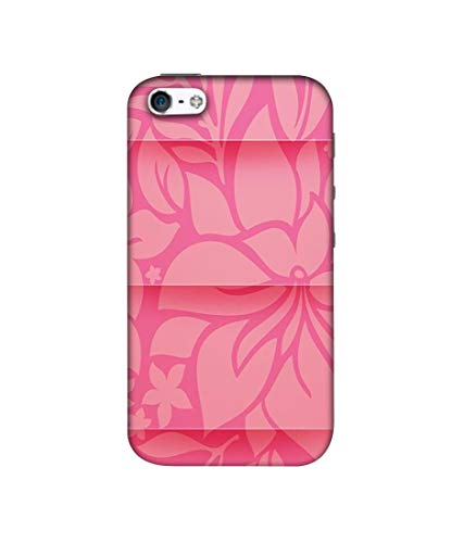 Image of Amazon Brand - Solimo Designer Pink Flower Banch Print On Cloth 3D Printed Hard Back Case Mobile Cover for Apple iPhone 5 / 5S