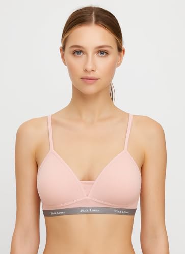 Image of Viola's Secret 6 Pack of Color Print T-Shirt Bras B Cup C Cup and D Cup