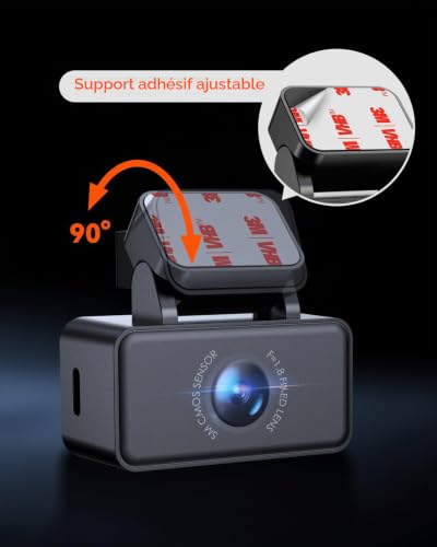 Caméra arrière 2.7K VANTRUE E360 E2 capteur Starvis 2 vision nocturne - 4