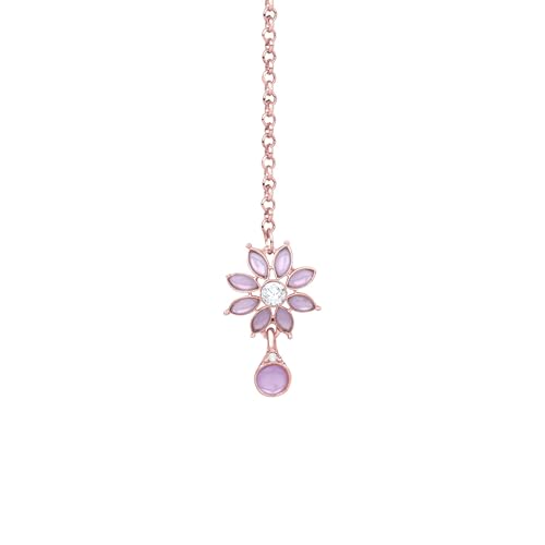Image of Atasi International Diamond Necklace Jewellery Set for Women with Earrings and Maang Tikka for Wedding, Party, Engagements & Festivals